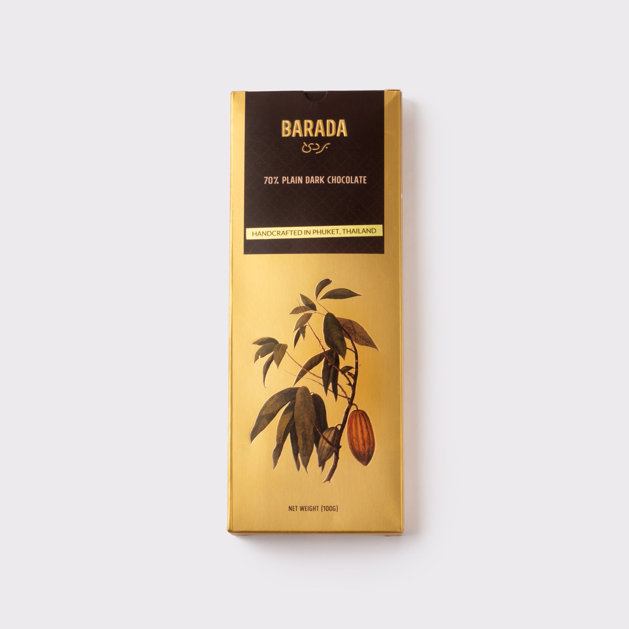 Barada Chocolate 70% Dark Chocolate (100G Bar)