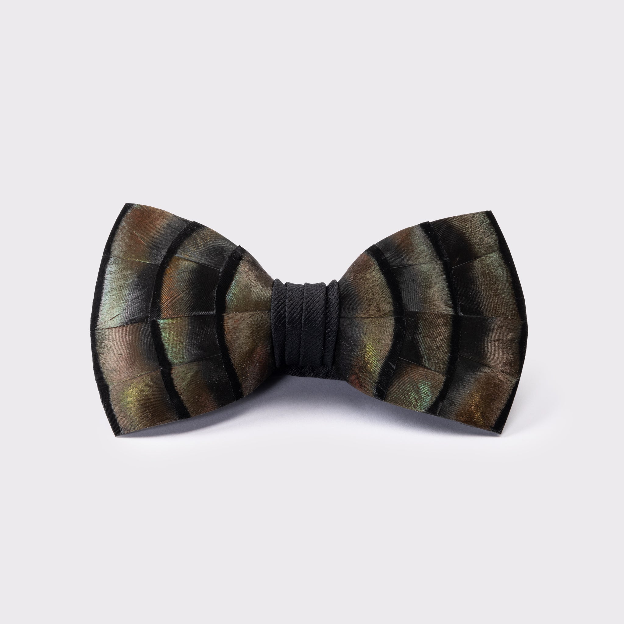 Brackish Original Turkey Feather Bow Tie