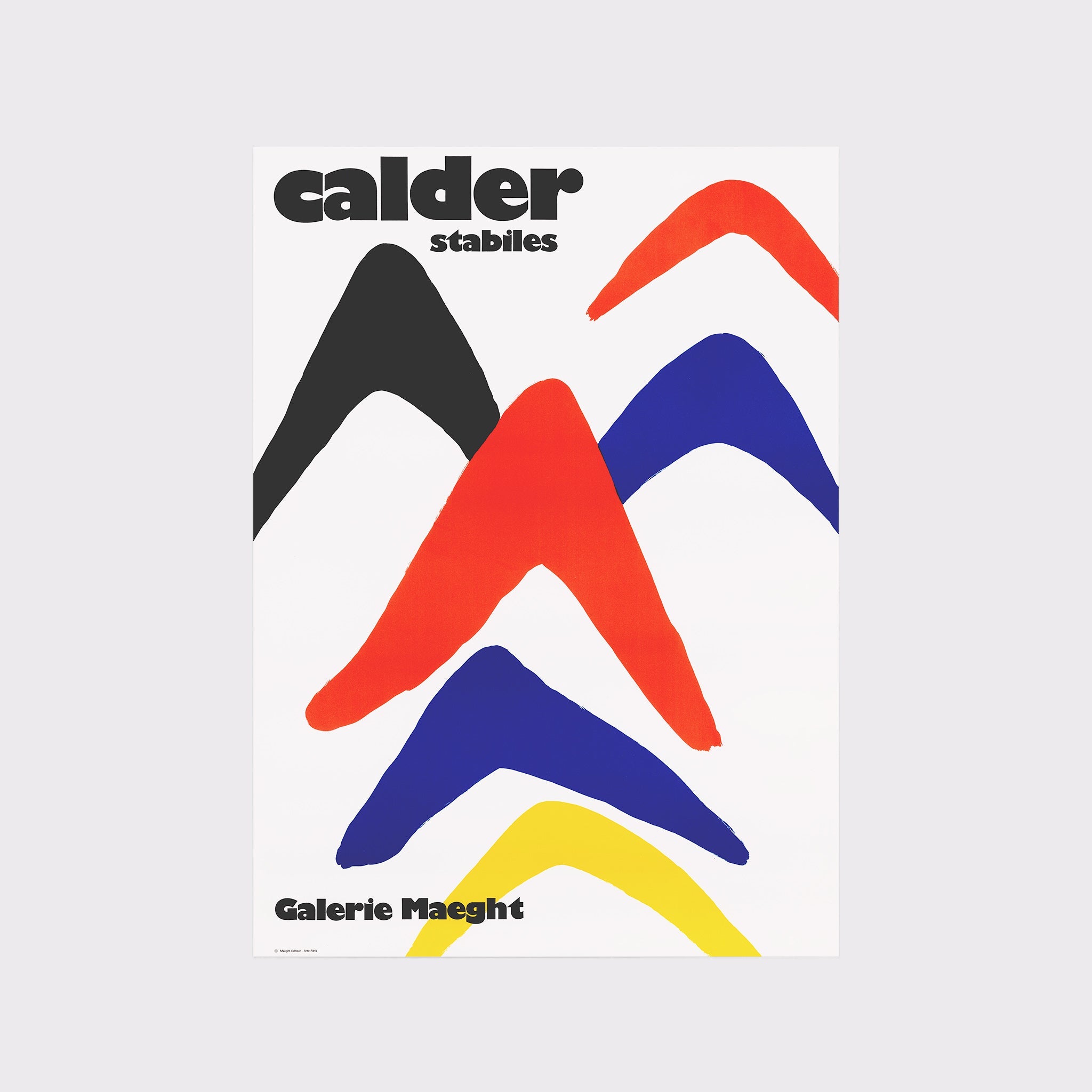 Chicago Vintage Posters Calder Stabiles Galerie Maeght Vintage Poster