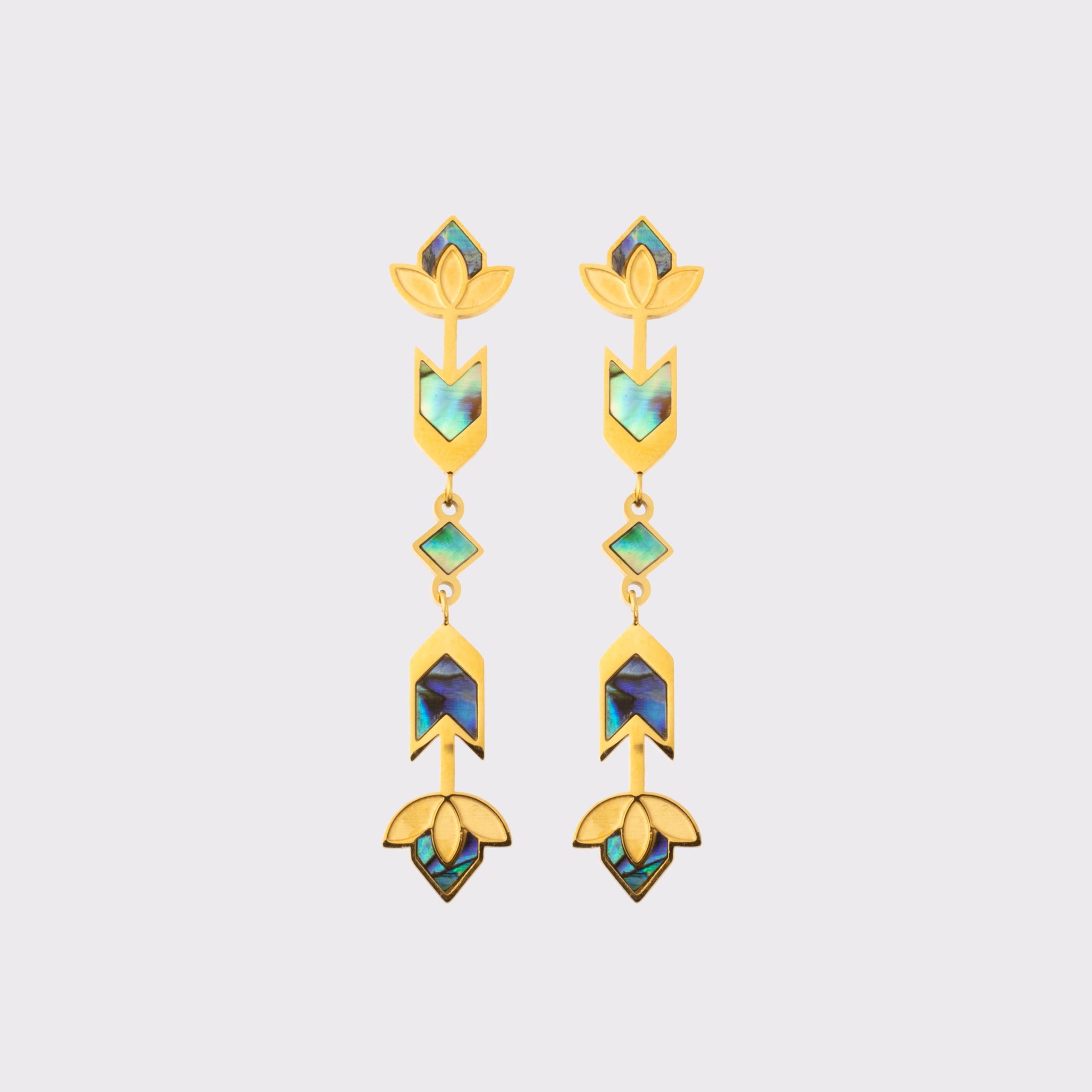 Eighth Generation River of Flowers Earrings