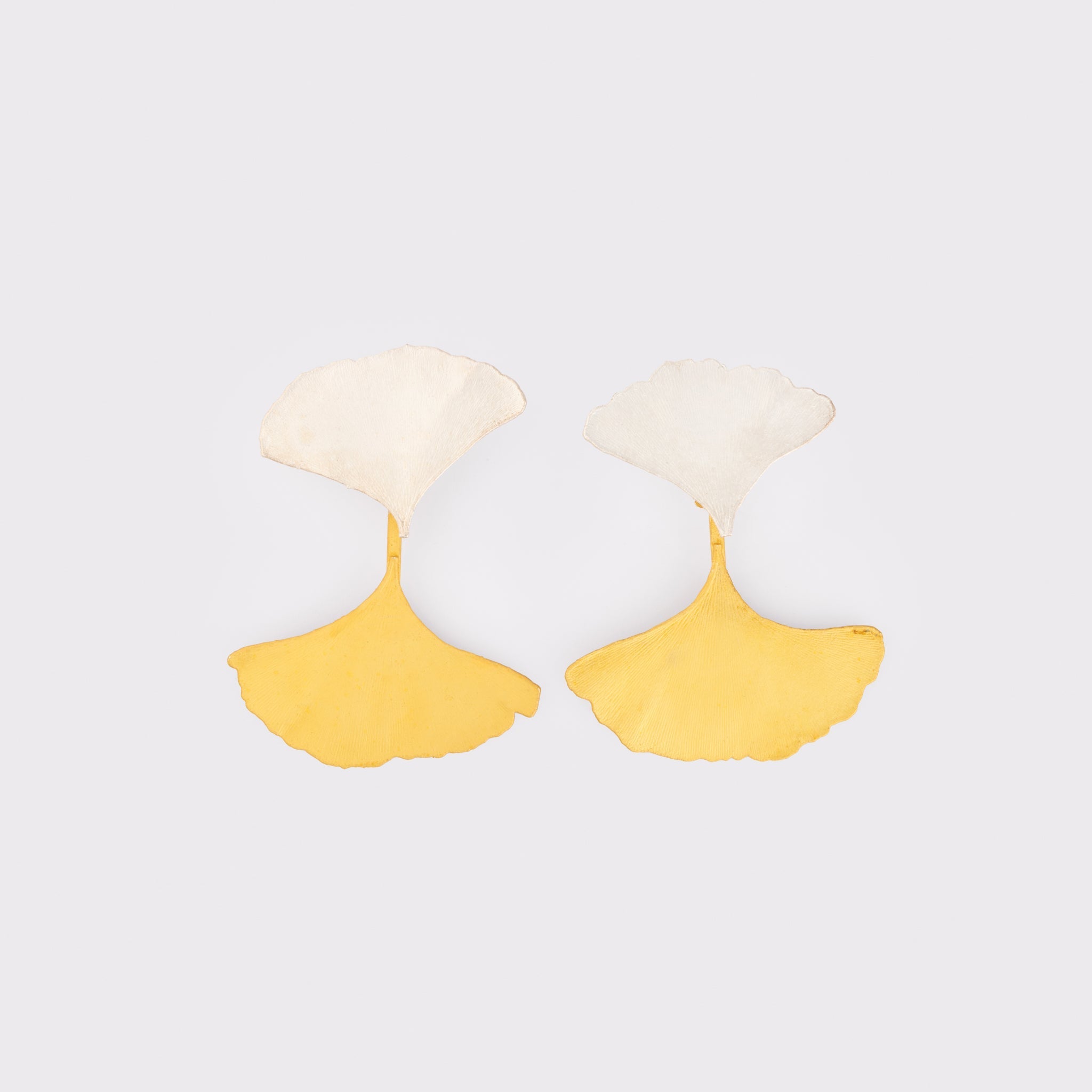 Ibu Movement Ginkgo Biloba Ear Jacket Earring