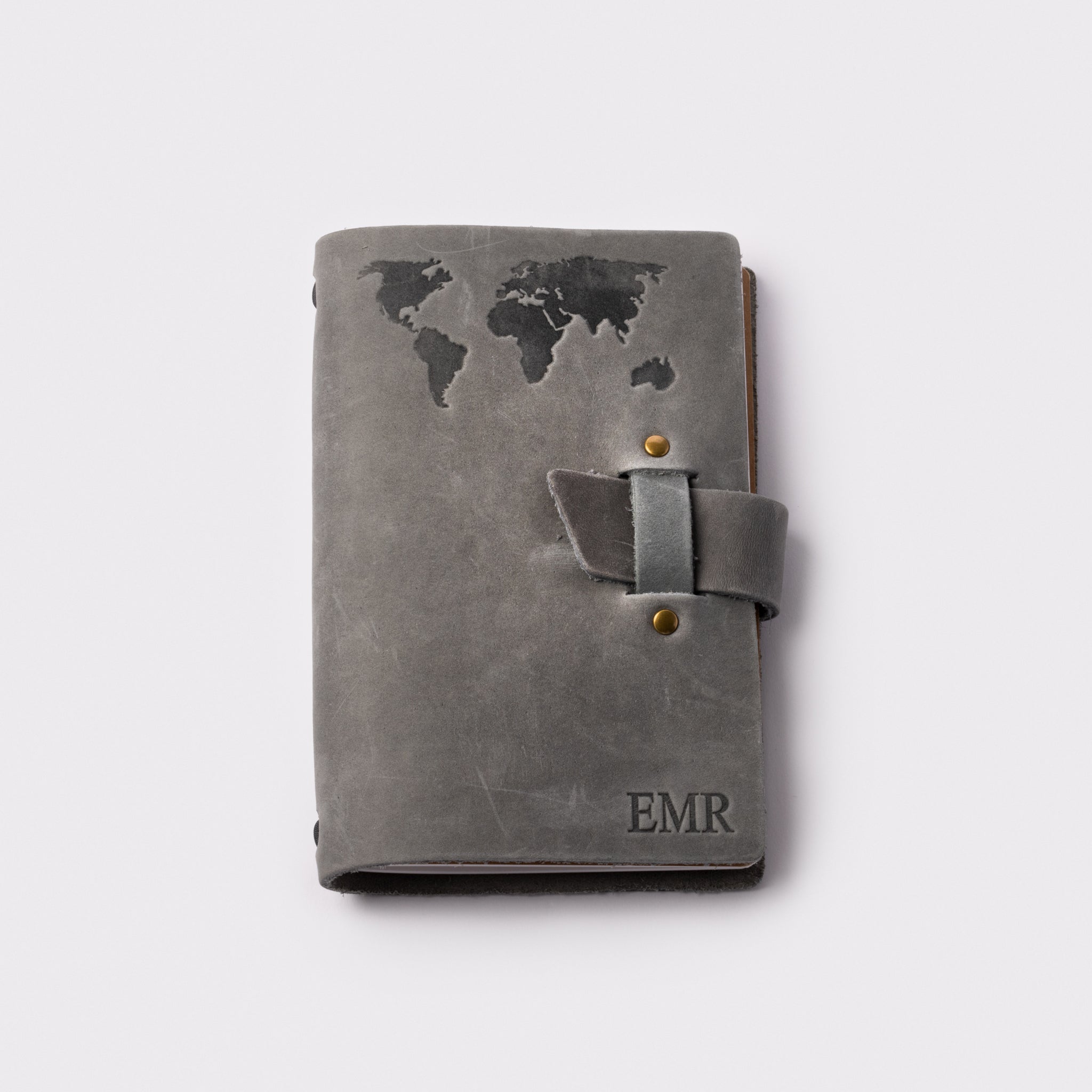 Ox & Pine Leather Goods Refillable Leather Adventure Journal with Buckle, Small