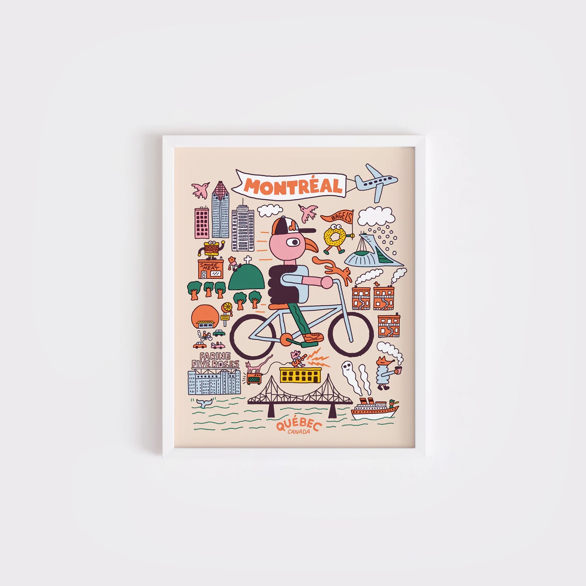 Paperole Montréal Tout Terrain Art Print (8x10)