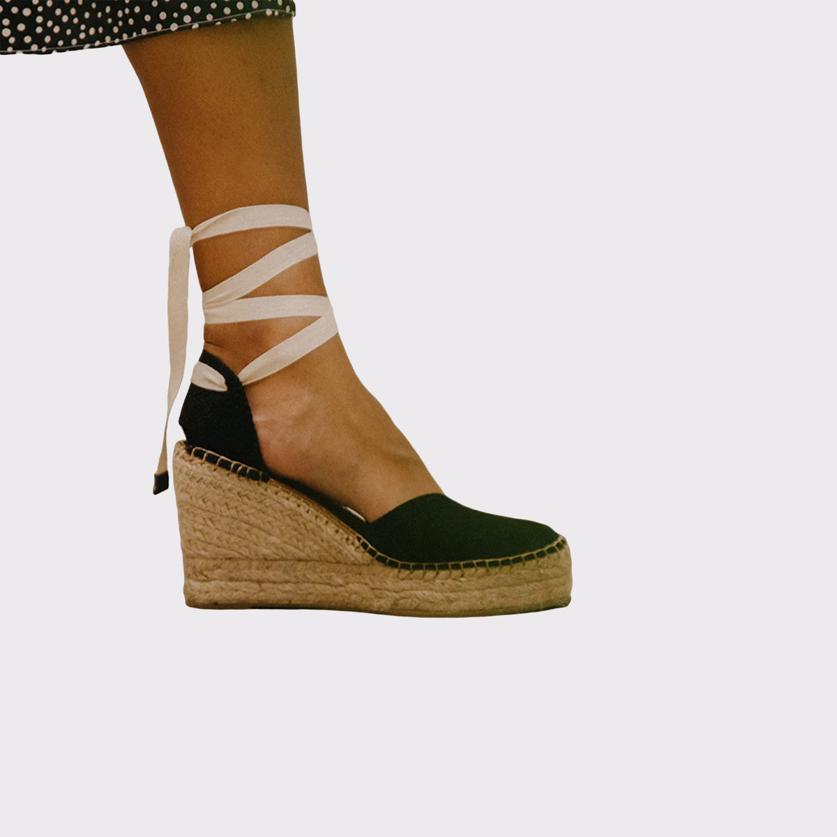 Sevilla Piel Wedge Espadrille